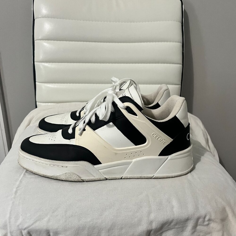 Celine Black and White Men's Sneakers - Picture 5 of 6